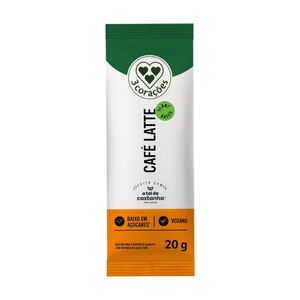 Café Solúvel Latte com Castanha-de-Caju A Tal da Castanha & 3 Corações 20g