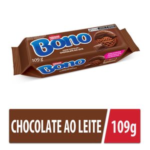 Biscoito Recheado Coberto Chocolate Bono 109g