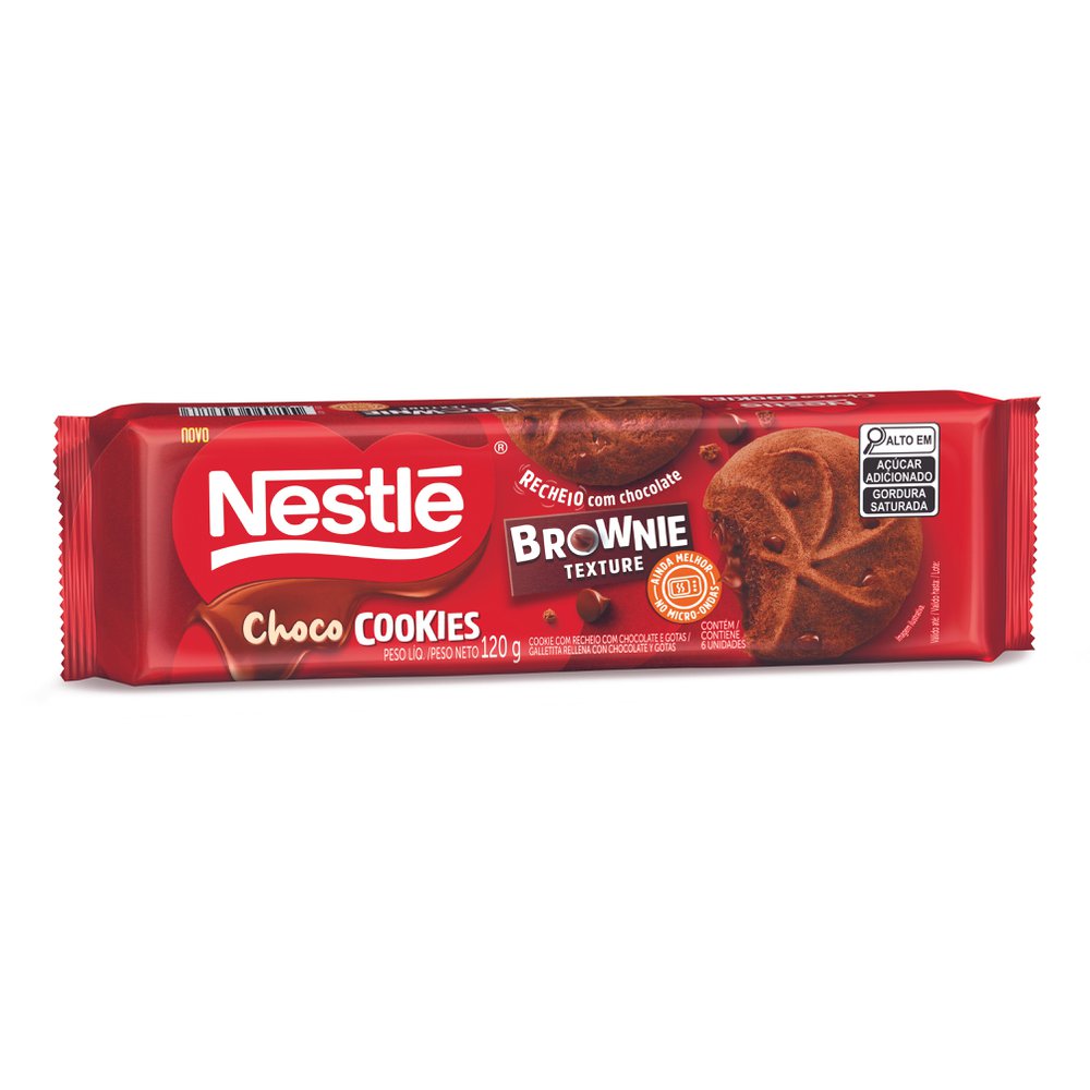 Biscoito Choco Cookies Brownie Nestle 120g |Mambo Supermercado São ...