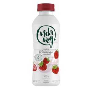 Iogurte Coco Com Morango Vida Veg 500g