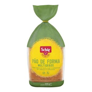 Pão de Forma Multigrãos Sem Glúten Schar 200g