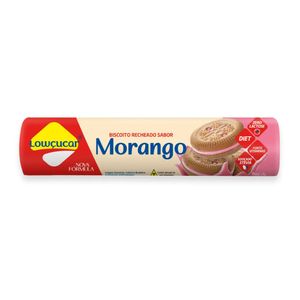 Biscoito Recheado de Morango Sem Adição de Açúcar Lowçucar 120g