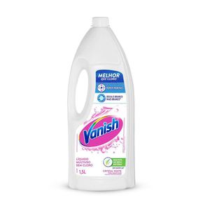 Tira Manchas Líquido Crystal White Roupas Brancas Vanish 1,5L