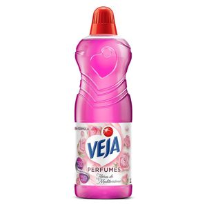 Limpador Perfumado Sensações Flores do Mediterrâneo Veja 1 Litro 30% Desconto