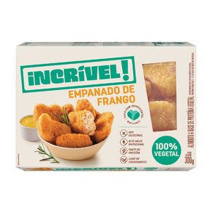 Empanado de Frango 100% Vegetal Incrível 300g