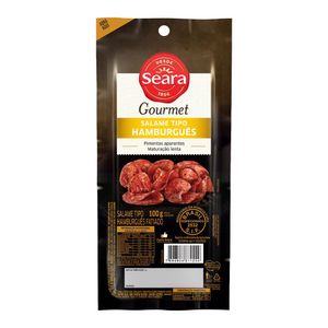 Salame tipo hamburguês fatiado Seara Gourmet 100g
