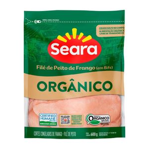 Filé de Peito em Bifes Orgânico Seara in Natura IQF 600g