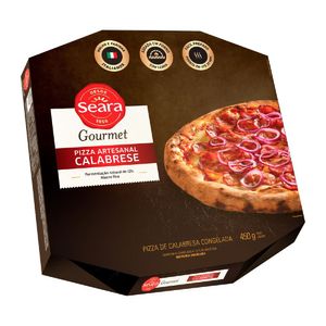 Pizza Calabrese Congelada Seara Gourmet 450g
