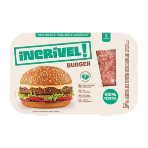 Hambúrguer de Carne 100% Vegetal Incrível! 226g