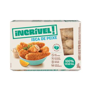 Isca de Peixe Incrível! 100% Vegetal Seara 300g