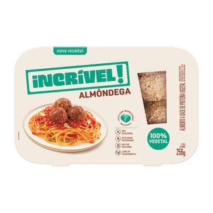 Almôndega 100% Vegetal Incrível! 256g