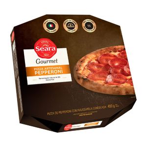 Pizza  Pepperoni Congelada Seara Gourmet  450g