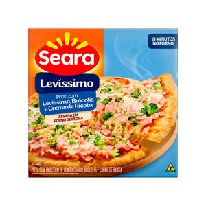 Pizza Levíssimo Brócolis Congelada Seara 420g