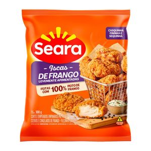 Iscas de Frango Apimentada Empanado Crocante Seara 300g