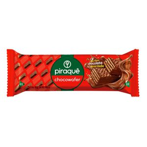 Wafer Recheado e Coberto Chocolate Chocowafer Piraquê 100,8g