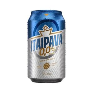 Cerveja Zero Álcool Itaipava Lata 350ml