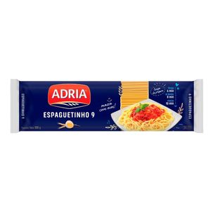 Macarrão de Sêmola com Ovos Espaguetinho 9 Adria 500g