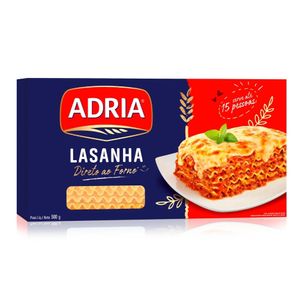 Massa para Lasanha Sêmola Adria 500g