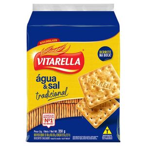 Biscoito Água e Sal Tradicional Vitarella 350g
