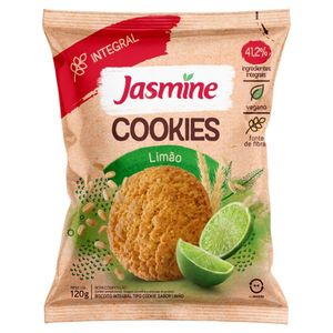 Biscoito Cookie Vegano Integral Limão Jasmine 120g