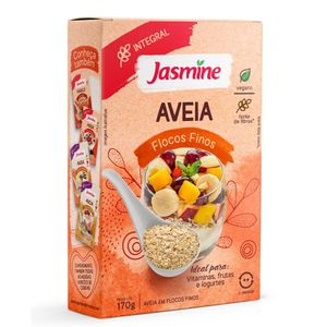 Aveia em Flocos Finos Integral Jasmine 170g