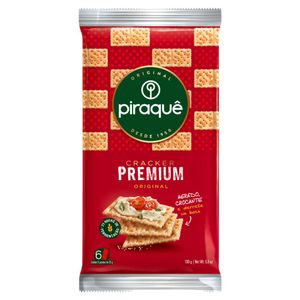 Pack Biscoito Cracker Original Piraquê Premium 150g 6 Unidades