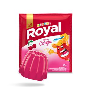 Gelatina em pó Cereja Royal 25g