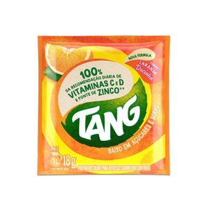 Refresco em Pó Laranja Docinha Tang 18g