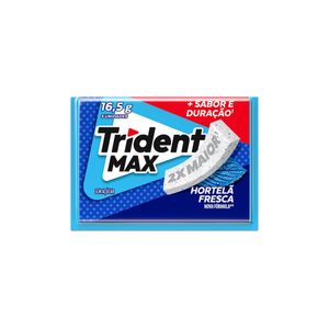 Chiclete de Hortelã Fresca Sem Açúcar Trident Max 16g