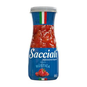 Molho Passata Rústica Sacciali 520g