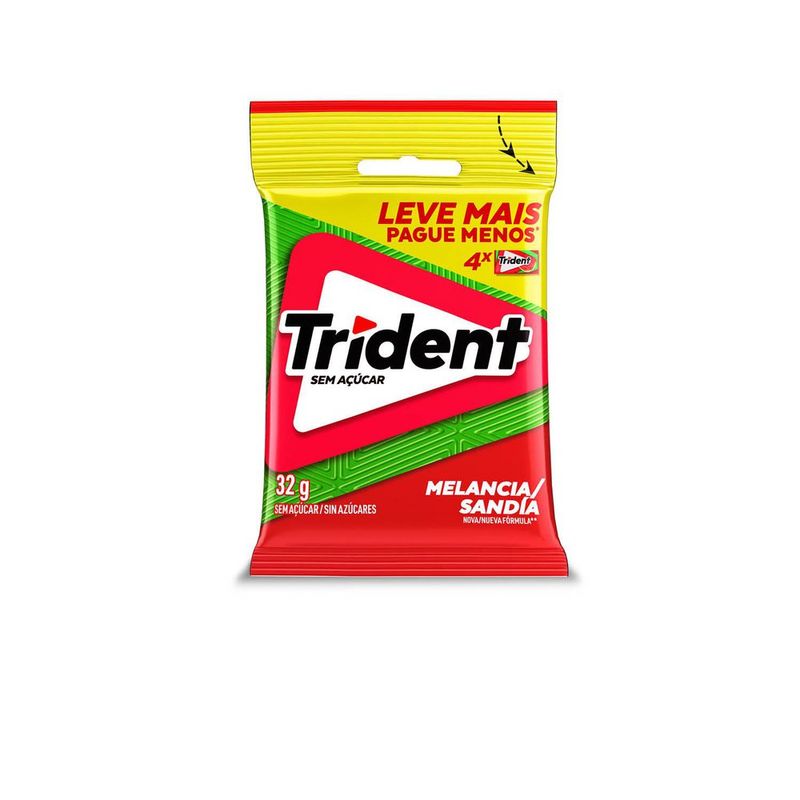 158134-Chiclete-Melancia-Trident-32g-com-4-Unidades