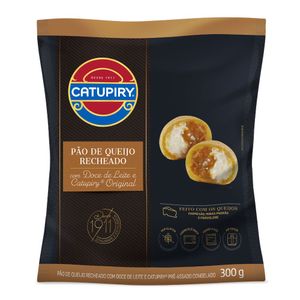 Pão de Queijo Congelado Recheio Doce de Leite e Catupiry 300g