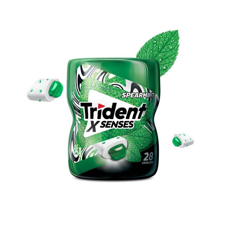 275530-Chiclete-XSenses-Spearmint-Sem-Acucar-Trident-54g