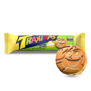 Biscoito Recheado Tortinha de Limão Trakinas 126g