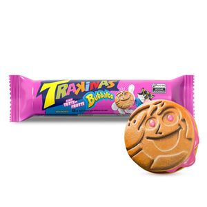 Biscoito Recheado Tutti-Frutti Bubbaloo Trakinas 126g