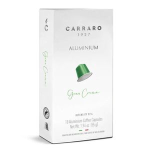 Cápsula de Café Italiano Gran Crema Carraro 55g com 10 Unidades