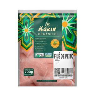 Filé de Peito Orgânico Congelado Korin 700g