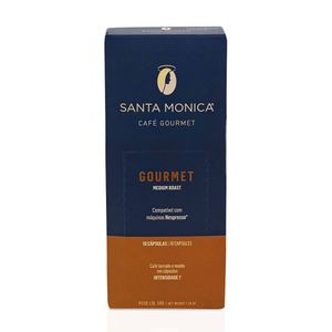 Cápsula de Café Gourmet Santa Mônica 50g com 12 Unidades