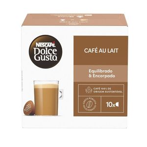 Cápsula de Café Au Lait Dolce Gusto & Nescafé 100g com 10 Unidades