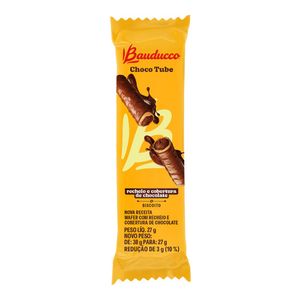 Biscoito de Chocolate Choco Tube Bauducco 25g