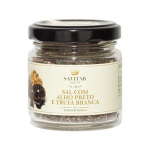 Sal com Alho Negro e Trufa Brancas Savitar 80g