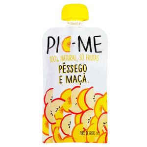 Purê de Fruta Pessego e Maça Pic Me 100g