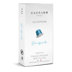 Cápsula de Café Italiano Descafeinado Carraro 55g com 10 Unidades