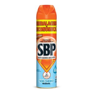 Inseticida Aerosol Anti Aedes Aegypti Sem Cheiro Embalagem Econômica SBP 360ml