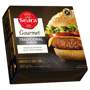 Hambúrguer Tradicional Burger Seara Gourmet 360g