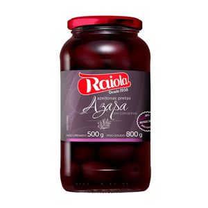 Azeitonas Pretas Azapa Raiola 500g