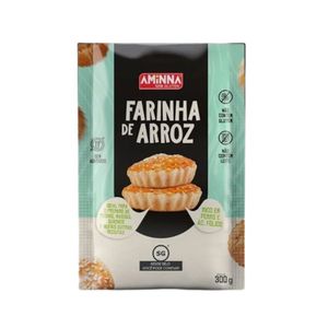 Farinha de Arroz Sem Glúten Aminna 300g