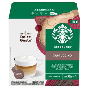 Cápsula de Café Cappuccino Starbucks 100g com 10 Unidades
