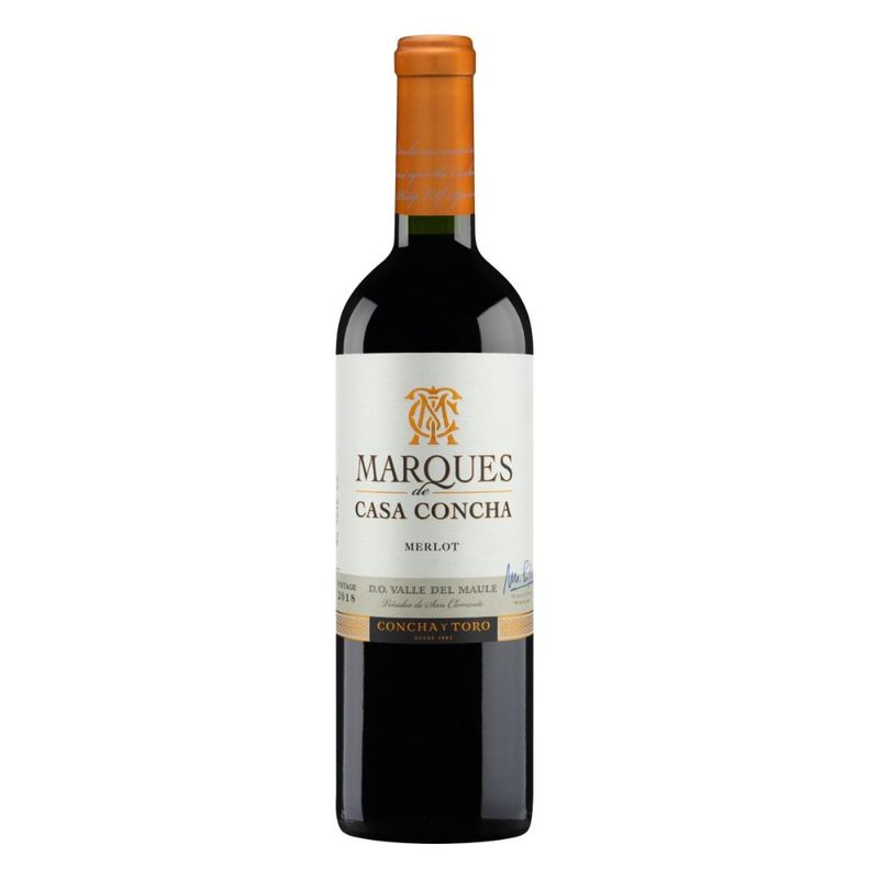 281132Vinho-Chileno-Tinto-Seco-Marques-de-Casa-Concha-Merlot-Valle-del-Maule-750ml