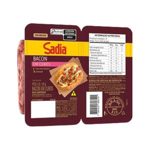 Bacon em Cubos Sadia Na Receita 140g